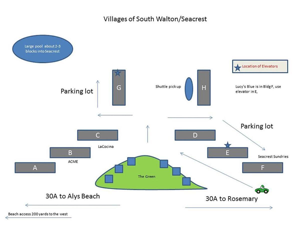 Village Of South Walton B375 Seacrest Eksteriør bilde